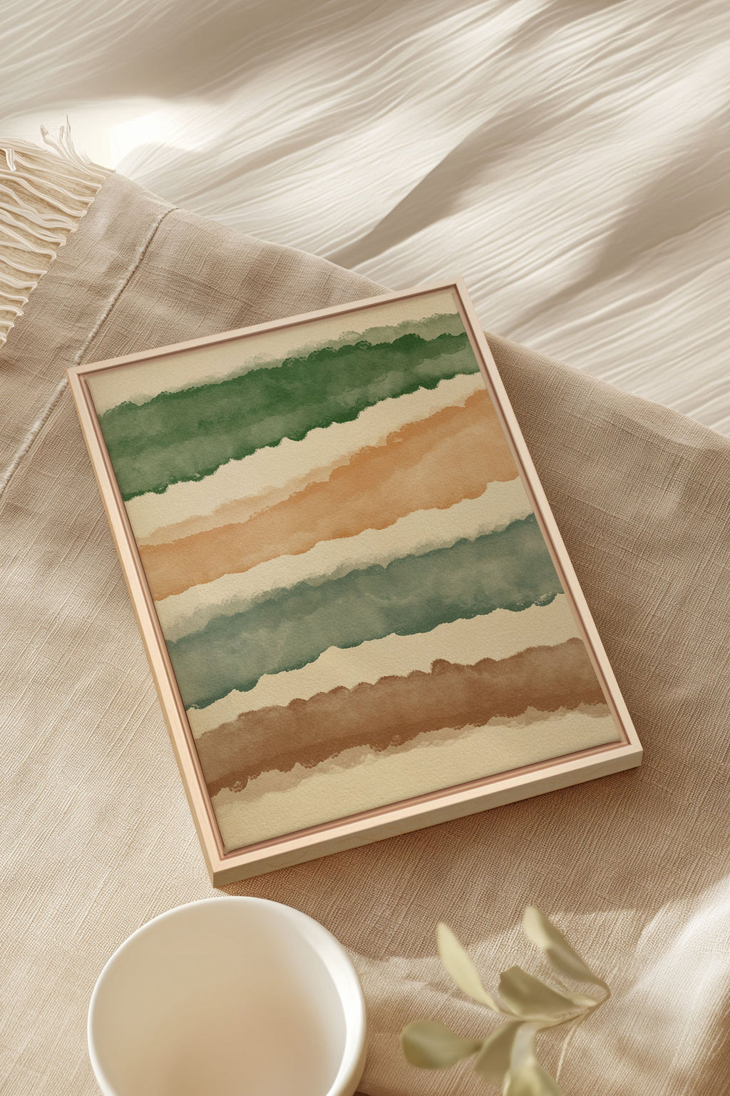 HORIZON VEGETAL, Stretched Canvas Artwork