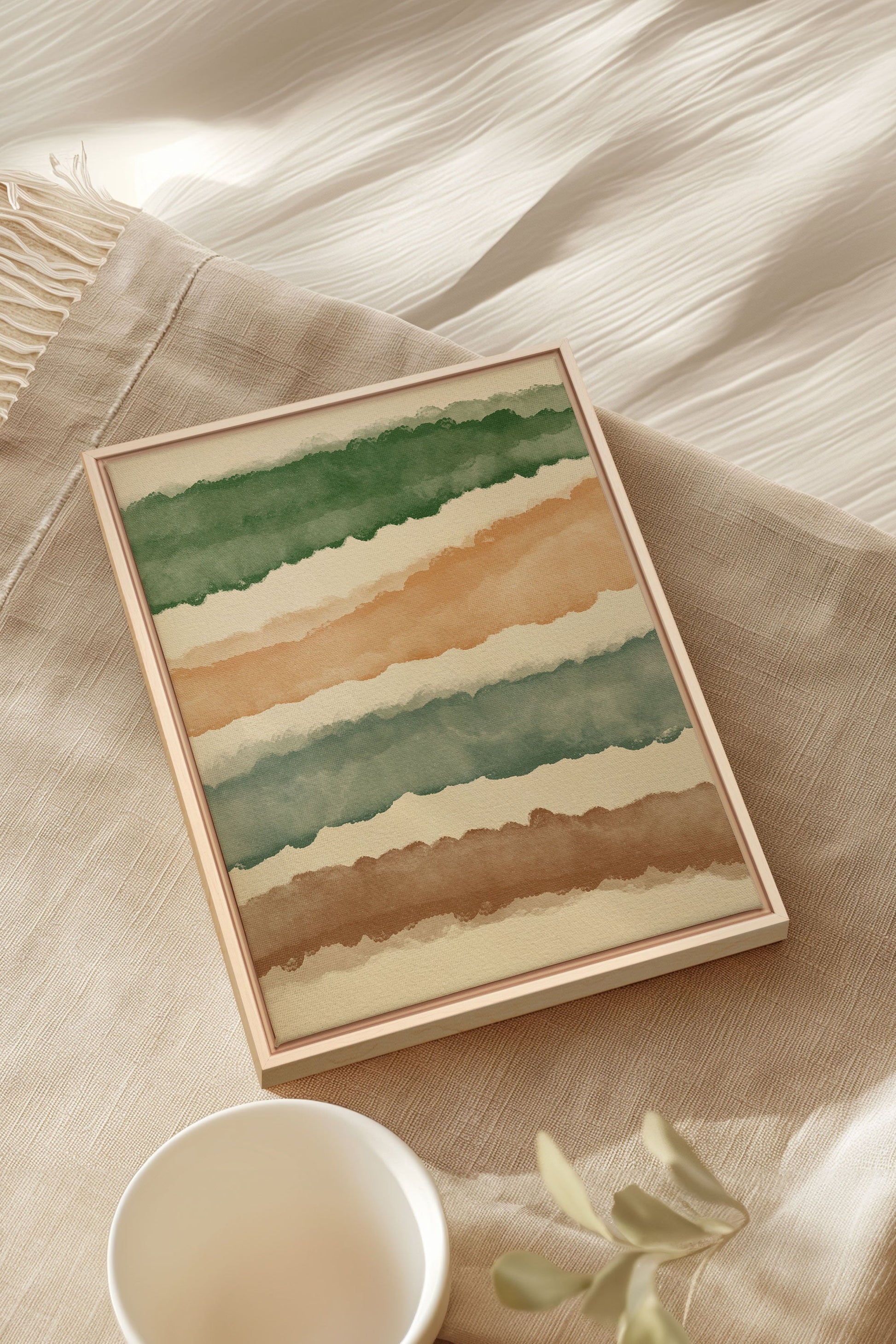 HORIZON VEGETAL, Stretched Canvas Artwork