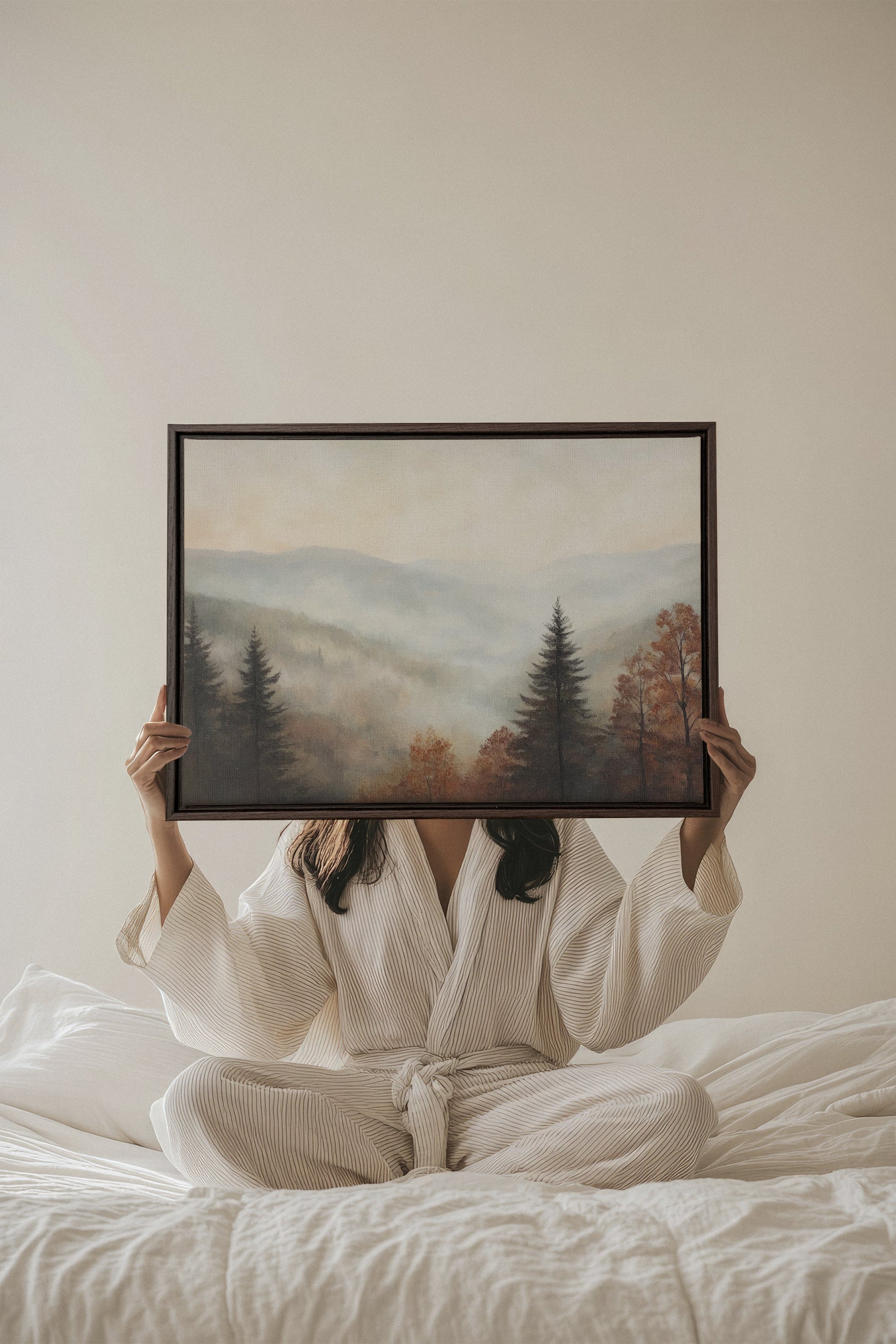 MOUNTAIN MORNING, Stretched Canvas Artwork