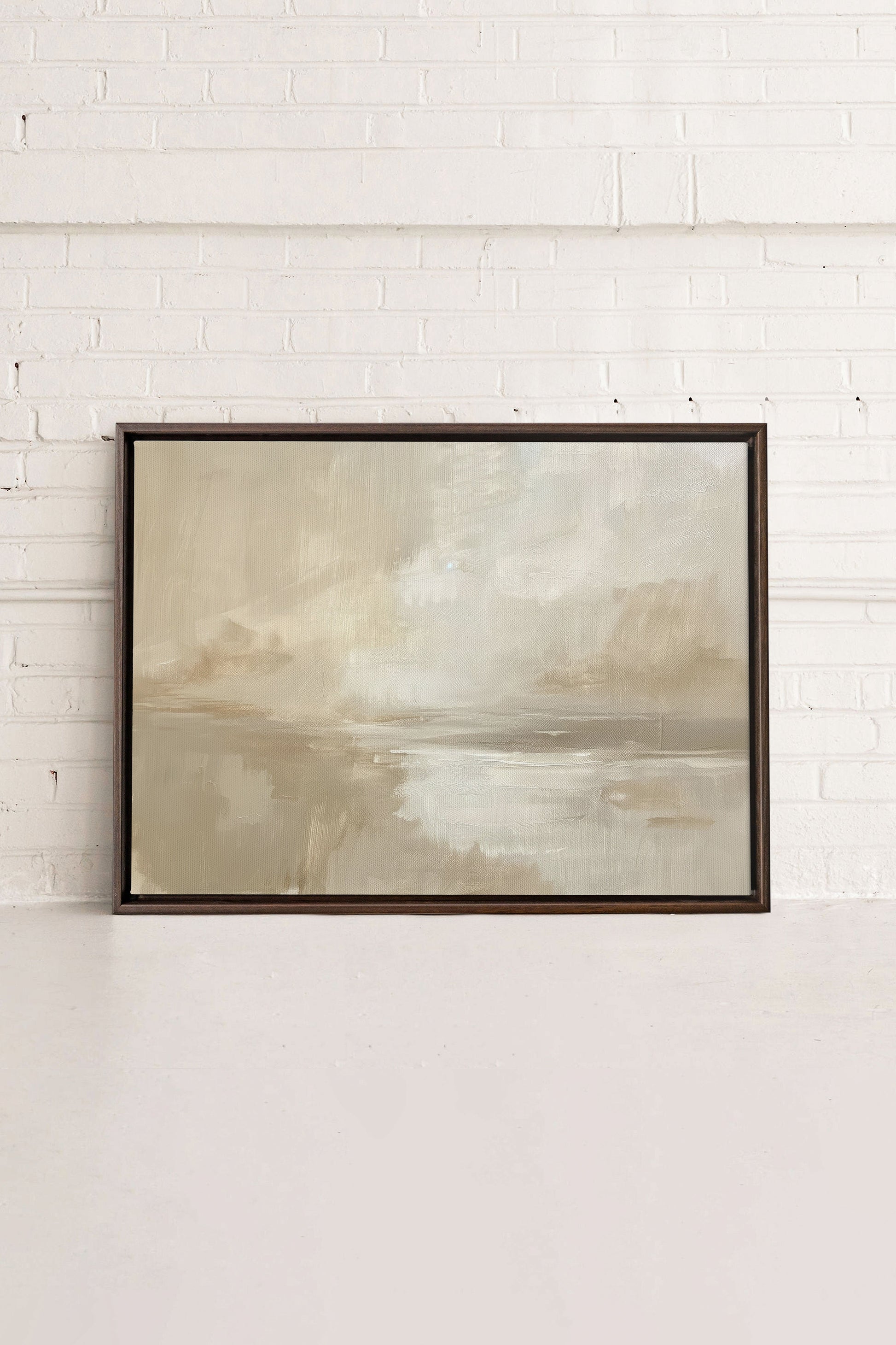 Peaceful Strokes, Stretched Canvas Artwork