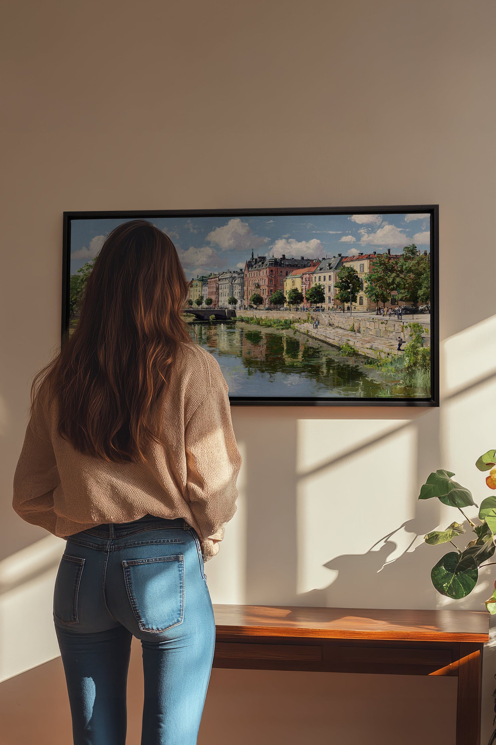NORTHERN CALM, Stretched Canvas Artwork