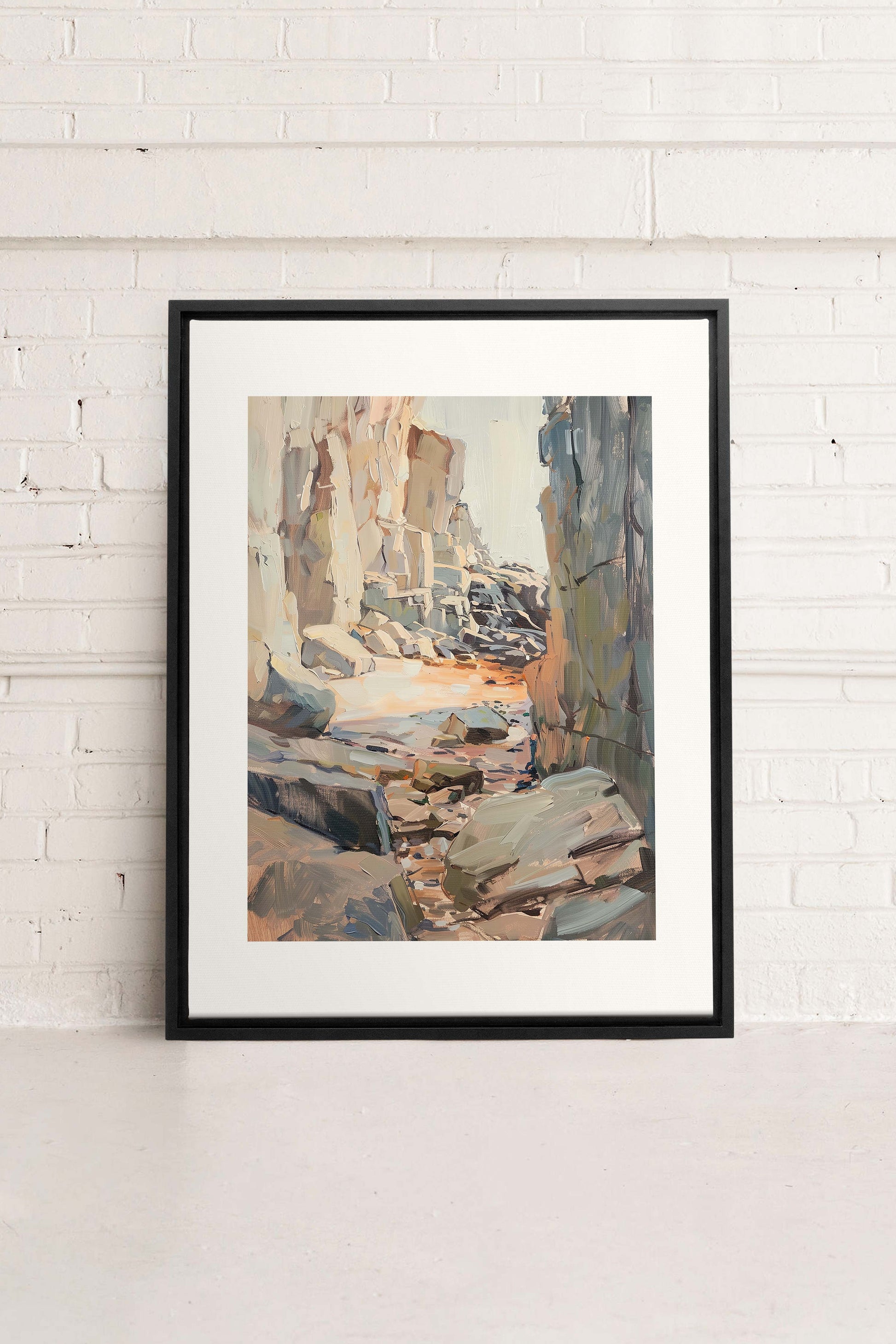 ROCKY PATHWAY, Stretched Canvas Artwork
