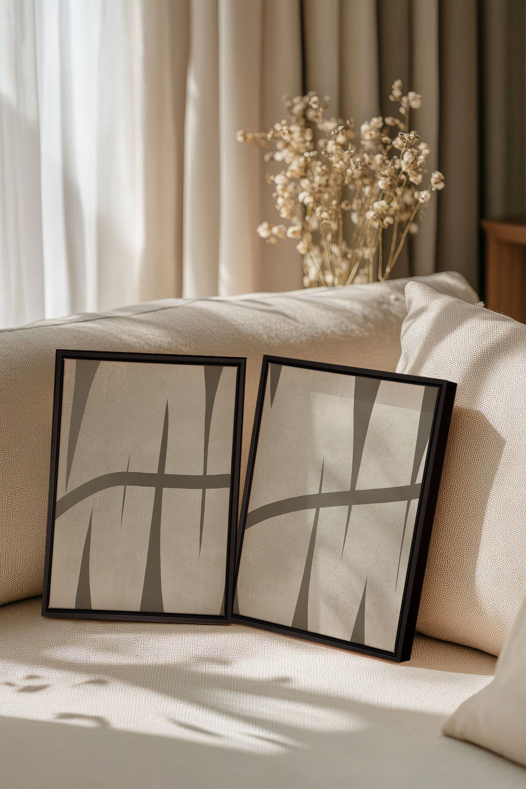 INTERTWINE DUO (2 Works on Stretched Canvas)