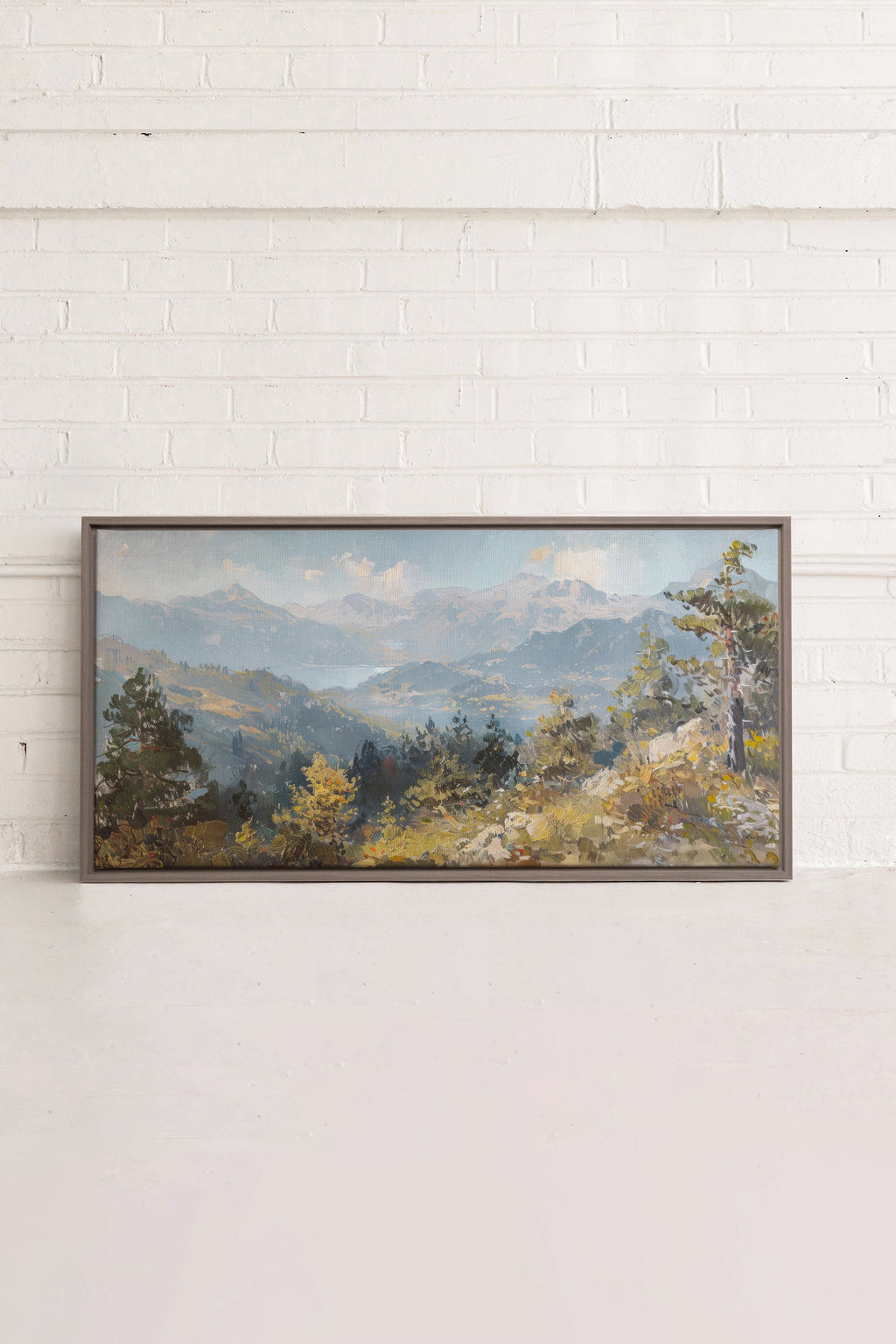 Austrian Alpenglow, Stretched Canvas Artwork