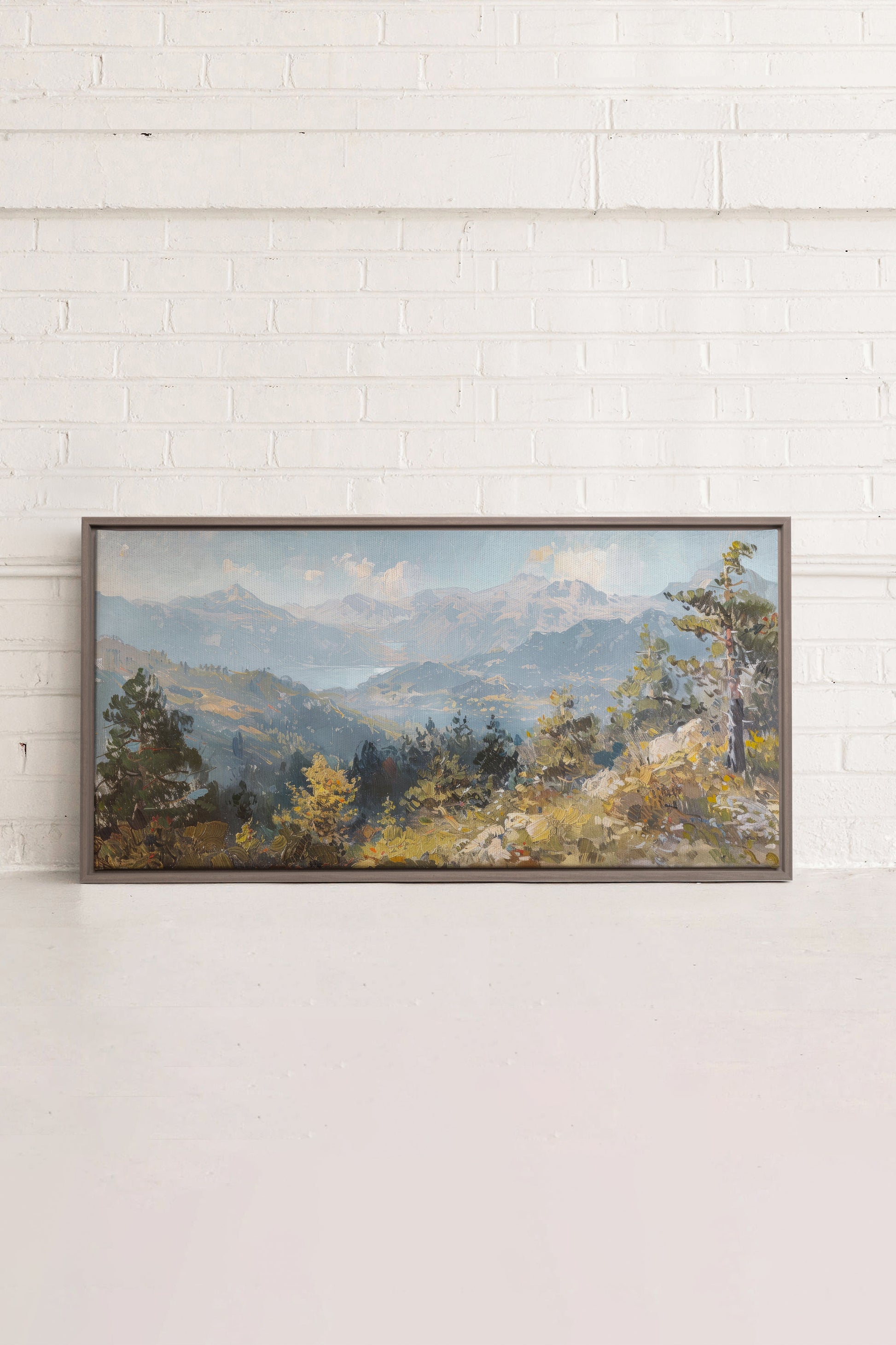 Austrian Alpenglow, Stretched Canvas Artwork