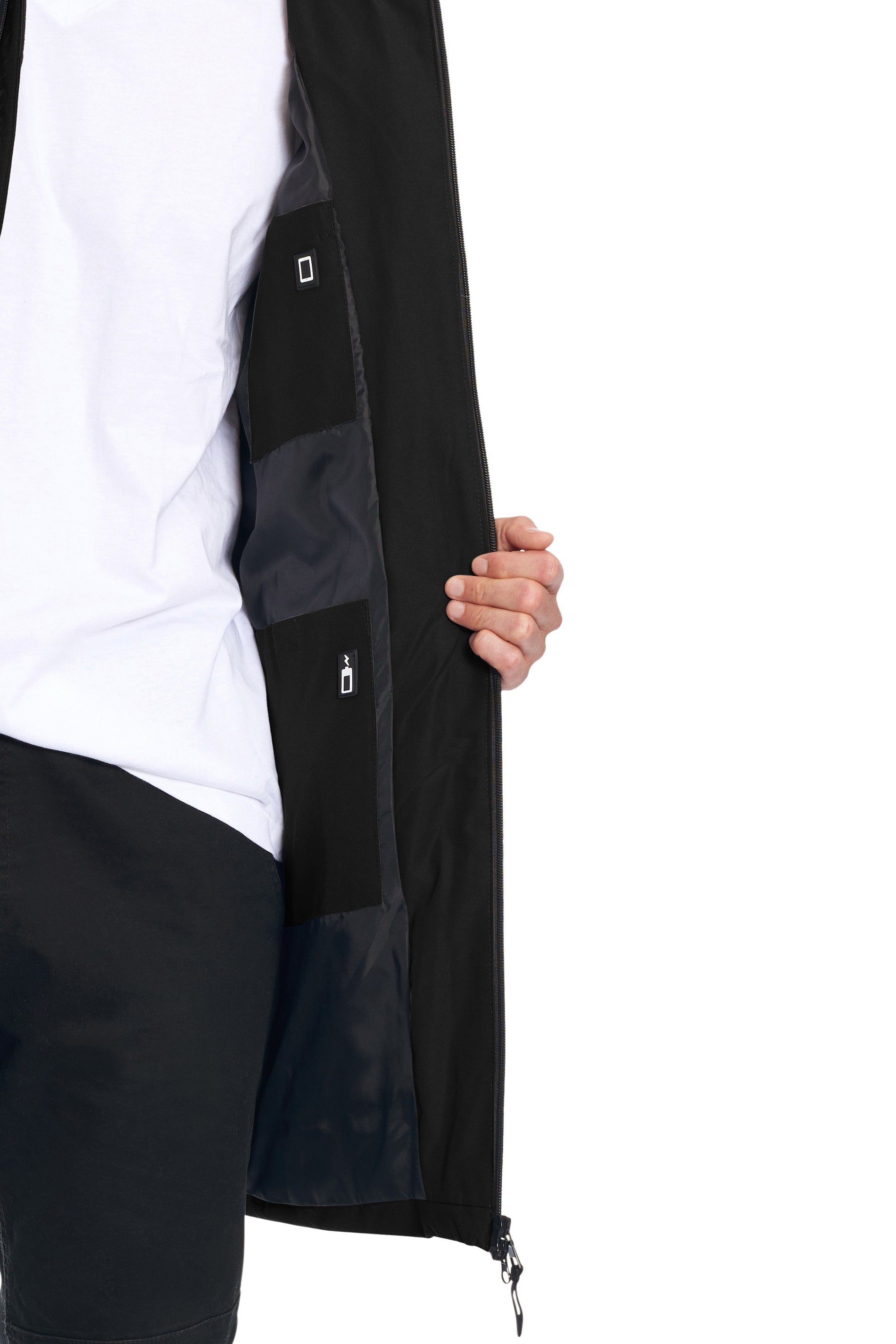 JASPER | DOUDOUNE EN DUVET VÉGAN (RECYCLÉE) POUR HOMME, NOIR