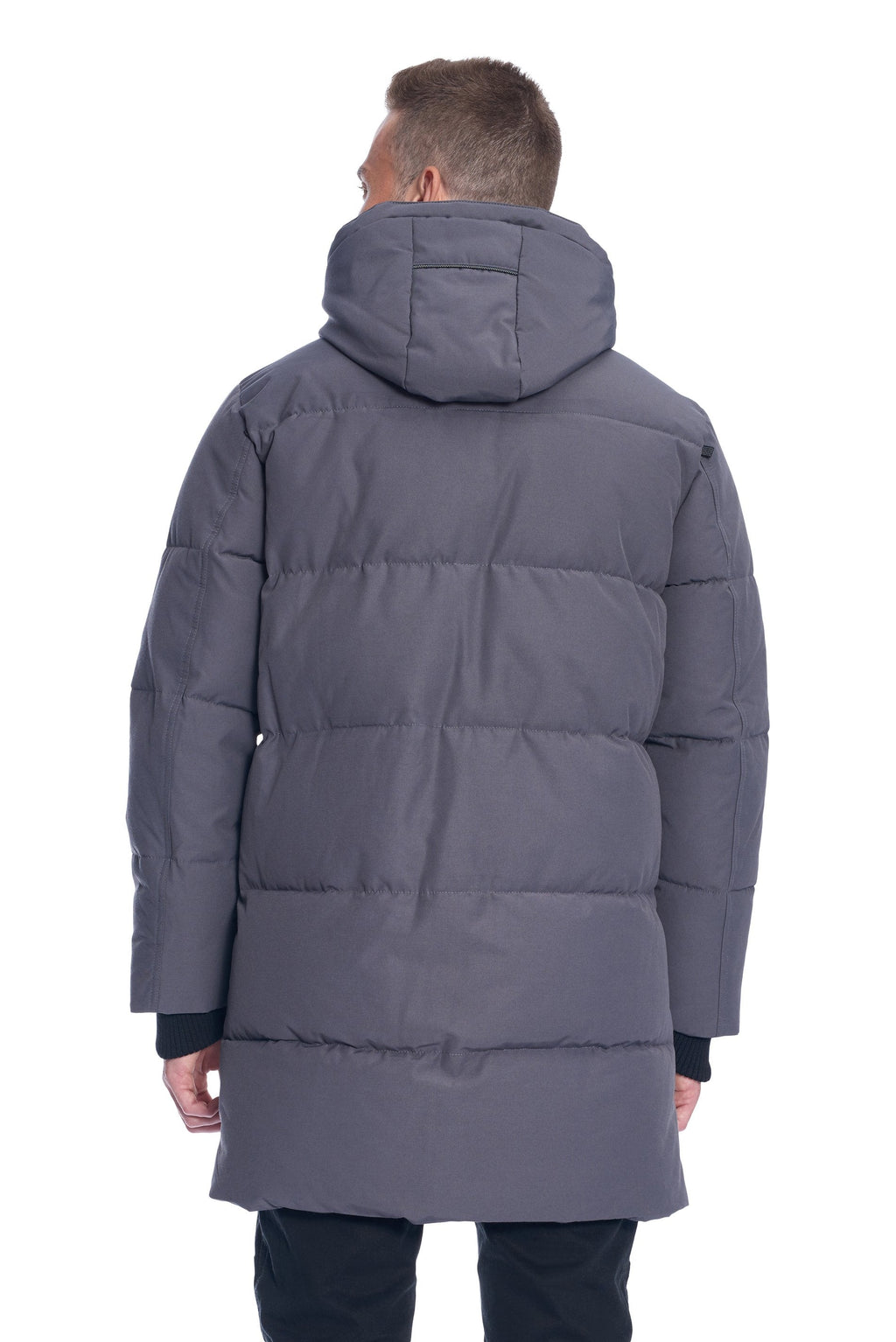 JASPER | DOUDOUNE EN DUVET VÉGAN (RECYCLÉE) POUR HOMME, GRIS FONCÉ