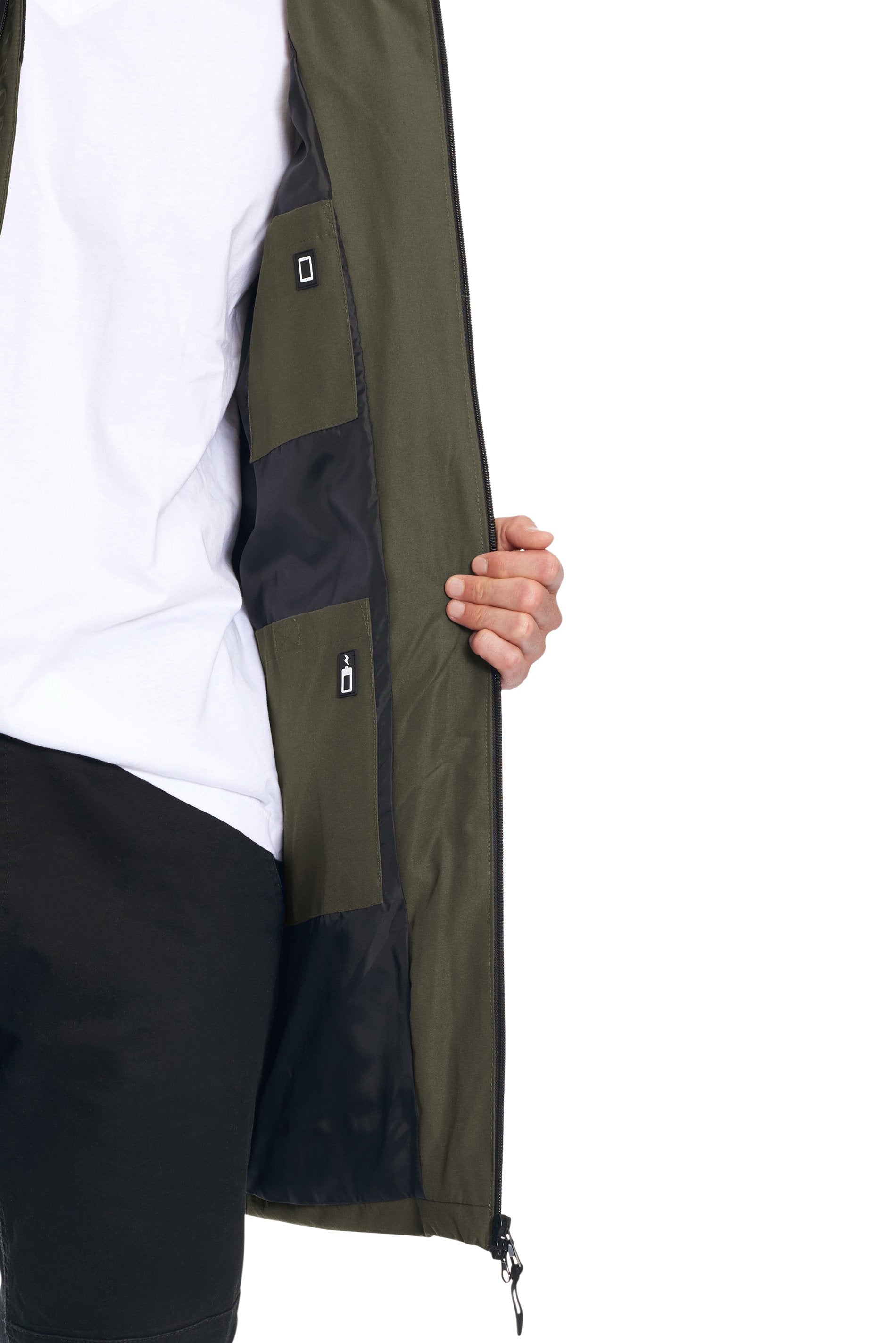 JASPER | DOUDOUNE EN DUVET VÉGAN (RECYCLÉE) POUR HOMMES, OLIVE