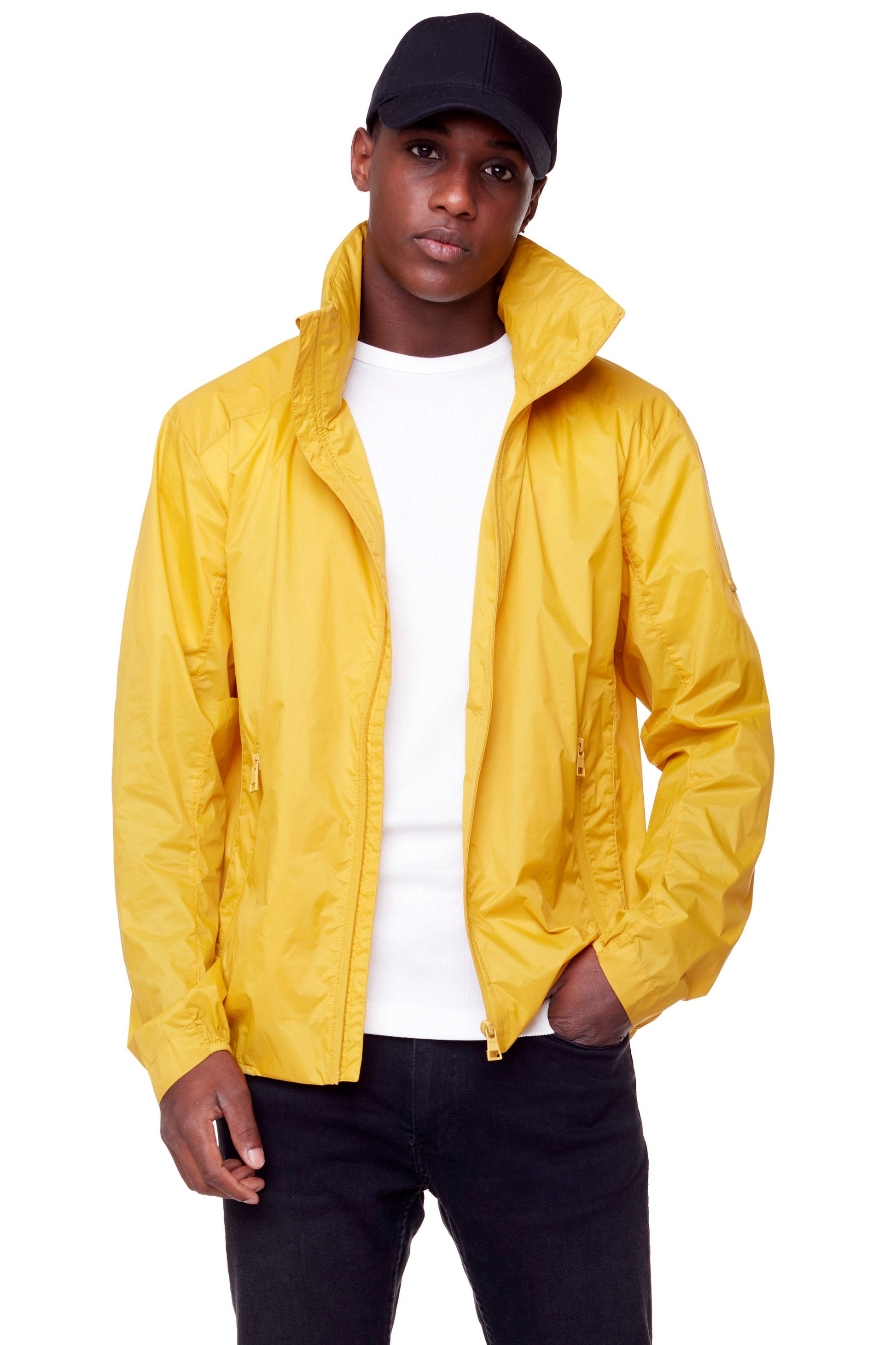 STEWART | VESTE COUPE-VENT ULTRA-LÉGÈRE (RECYCLÉE) POUR HOMME, JAUNE