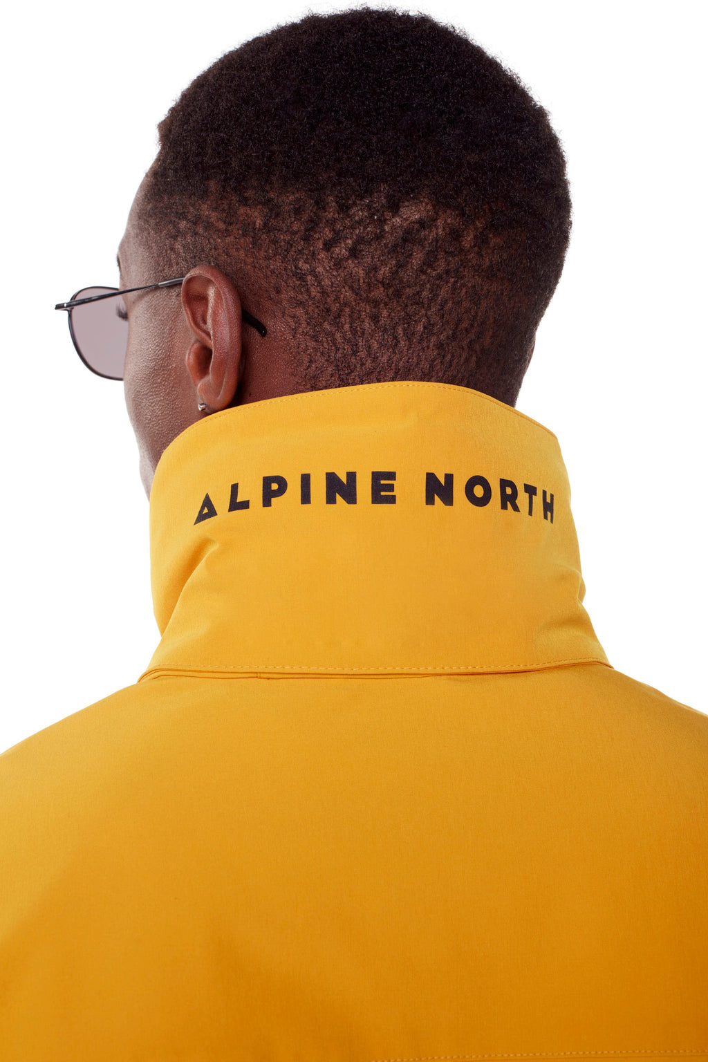 CARMACKS | VESTE DE PLUIE MOYENNE UNISEXE (RECYCLÉE), MOUTARDE