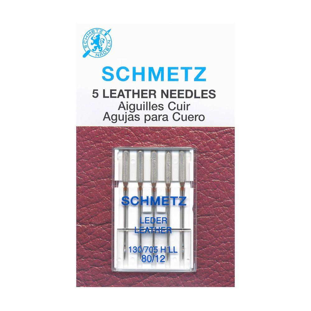 SCHMETZ #1784 Aiguilles à cuir cartonnées - 80/12 - 5 pièces