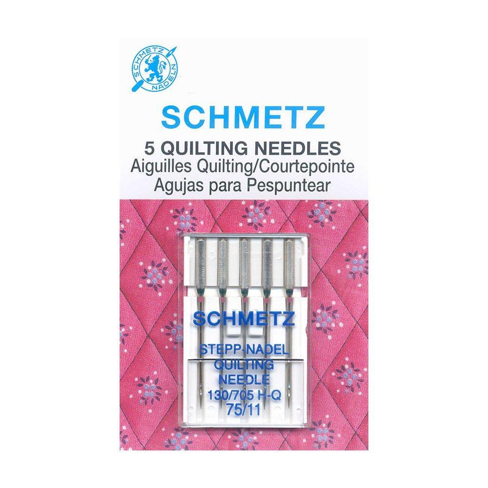 Aiguilles à quilter SCHMETZ #1735 sur carton - 75/11 - 5 pièces