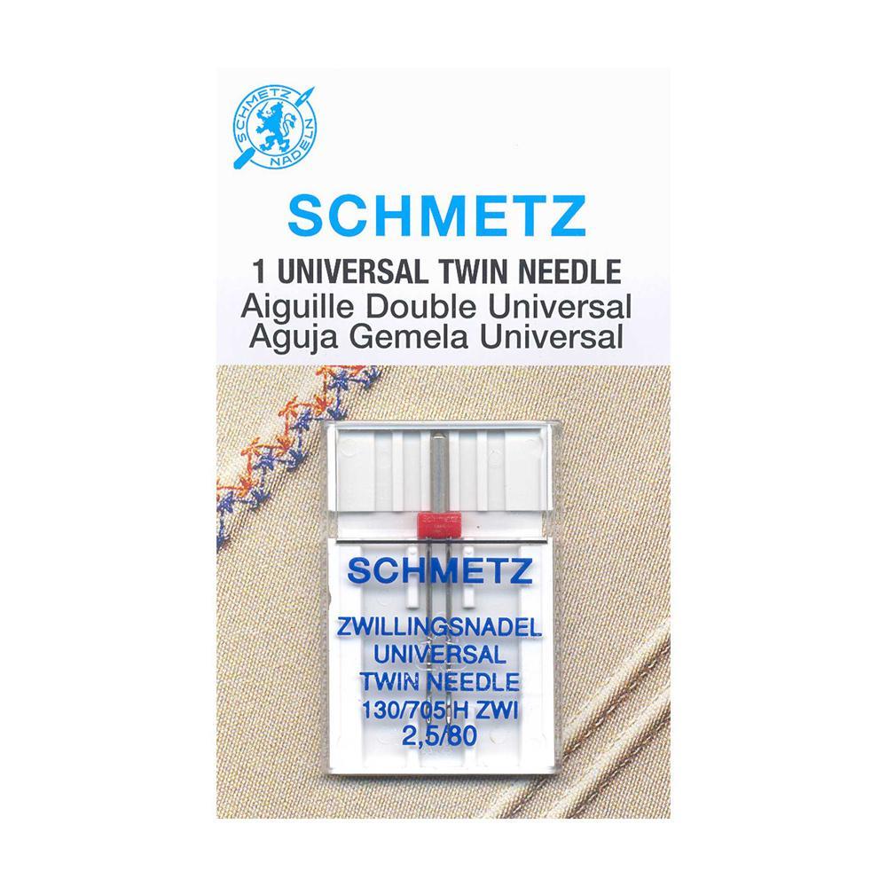 SCHMETZ #1723 Aiguille double cardée - 80/12 - 2,5 mm - 1 pièce