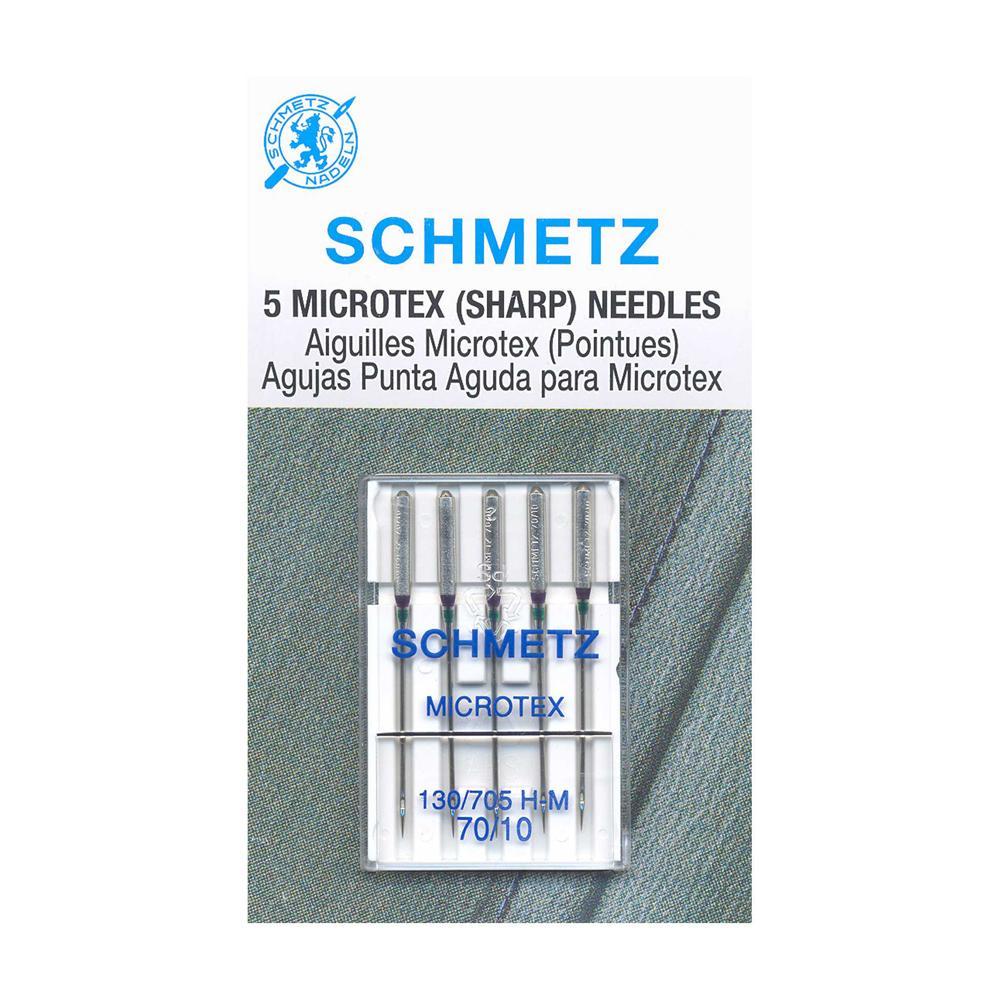 Aiguilles Microtex SCHMETZ #1729 sur carte - 70/10 - 5 pièces
