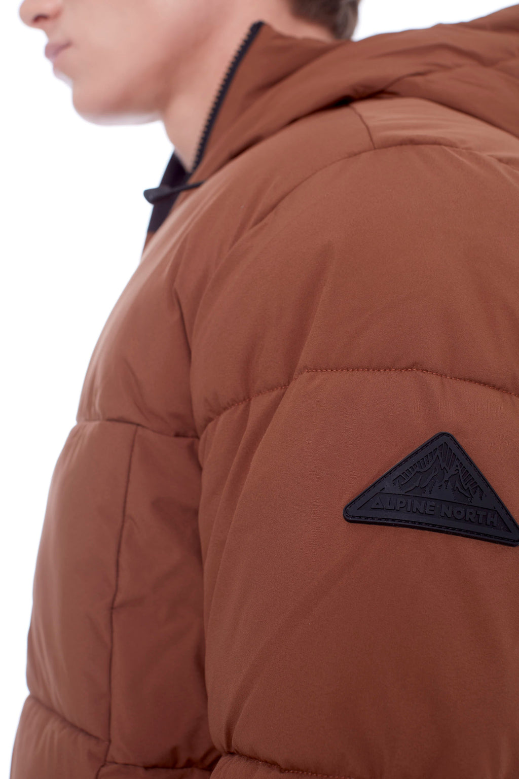 BANFF | DOUDOUNE MATELASSÉE EN DUVET VÉGAN (RECYCLÉE) DE POIDS MOYEN POUR HOMMES, ÉRABLE