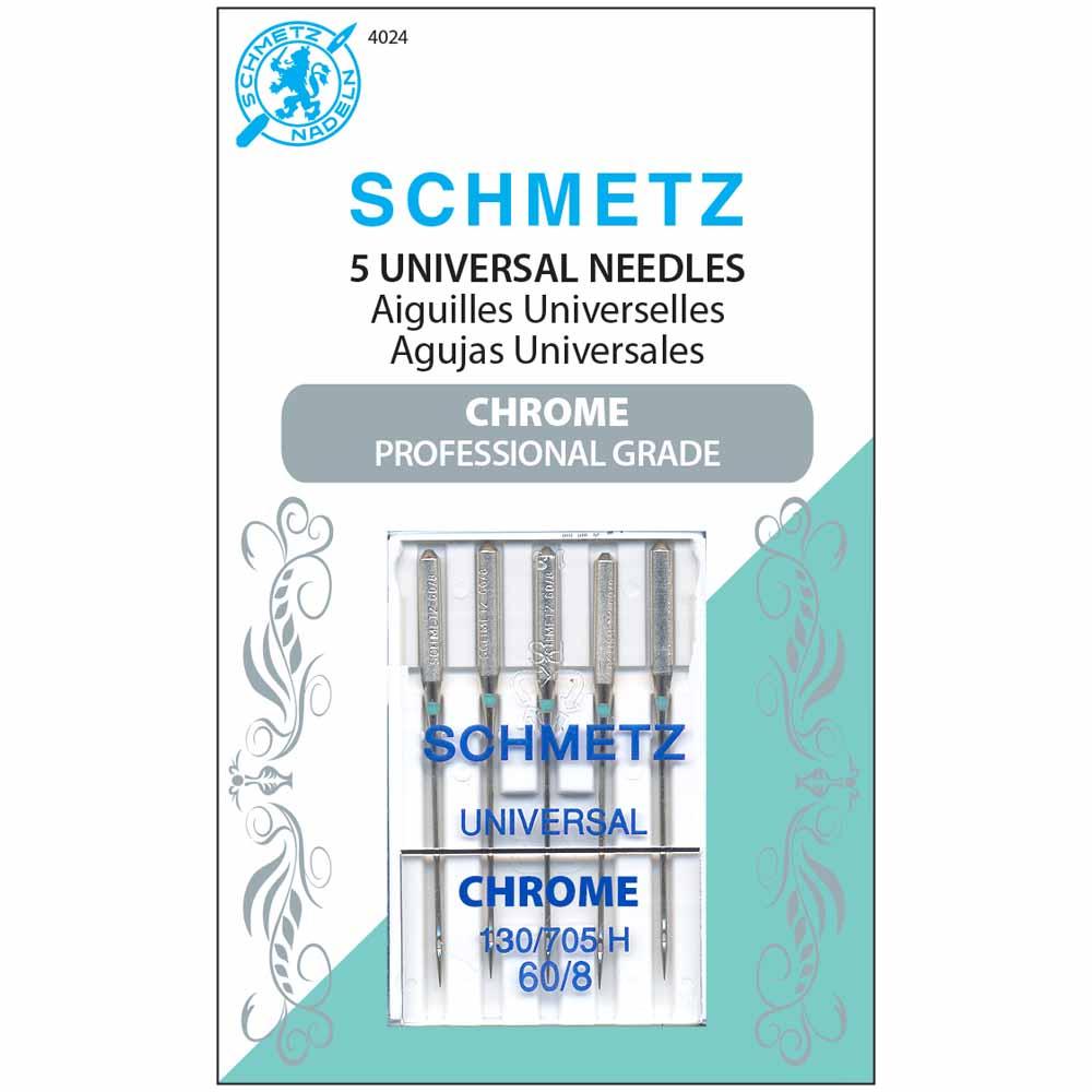 SCHMETZ #4024 Chrome Universel - 60/08 - 5 pièces