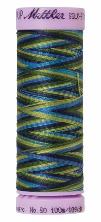 Fil de coton panaché Mettler Silk-Finish 50wt 109yd/100M Lakeside View