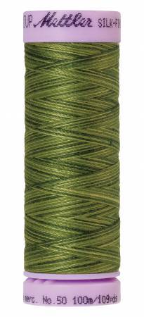 Fil de coton panaché Mettler Silk-Finish 50wt 109yd/100M Fougères