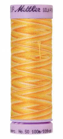 Fil de coton panaché Mettler Silk-Finish 50wt 109yd/100M Horizon