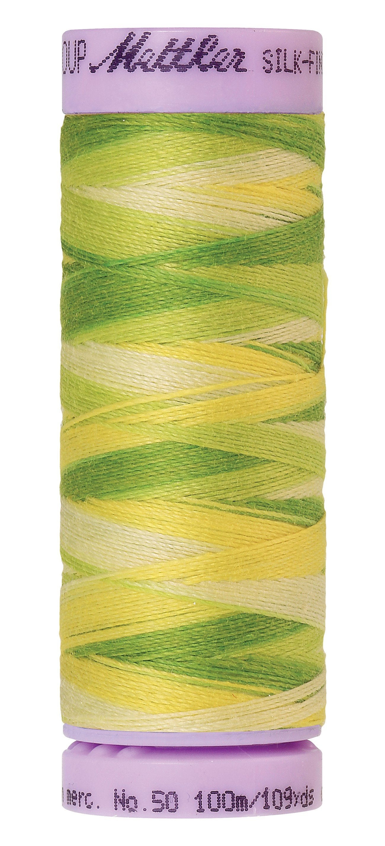 Fil de coton panaché Mettler Silk-Finish 50wt 109yd/100M Citrus Twist
