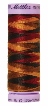 Fil de coton panaché Mettler Silk-Finish 50wt 109yd/100M Elegante