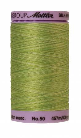 Fil de coton panaché Mettler Silk-Finish 50wt 500yd/457M Little Sprouts