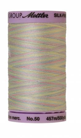 Fil de coton panaché Mettler Silk-Finish 50wt, 500yd/457m, pour couverture bébé