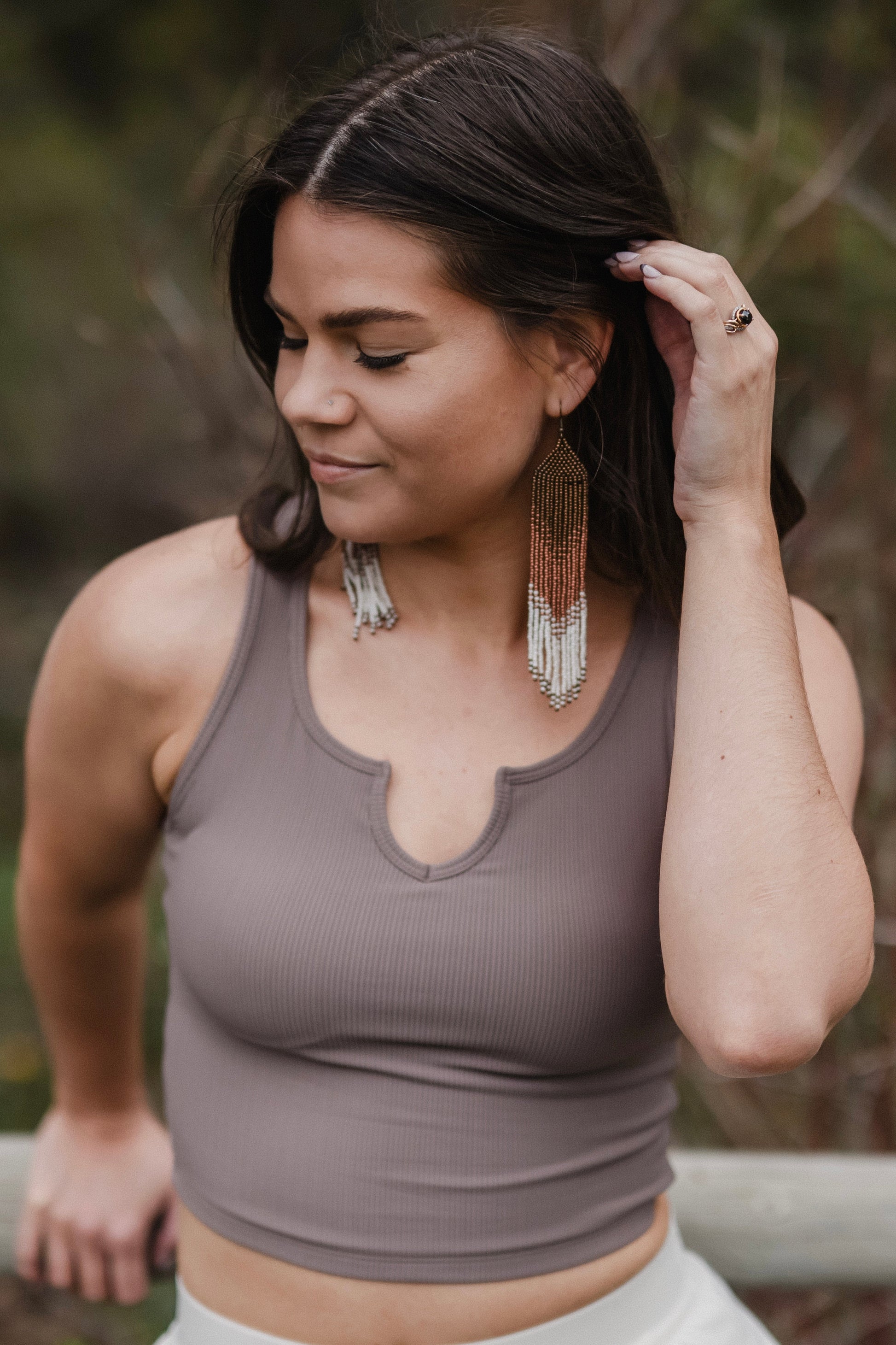 Ribbed Tank *Built in Bra