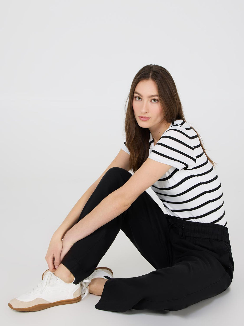 Pantalon Tencel à jambes larges