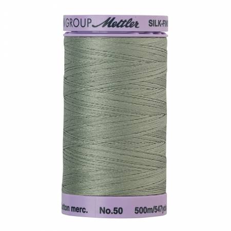 Fil de coton uni Mettler Silk-Finish 50wt 547yd/500M Matcha clair