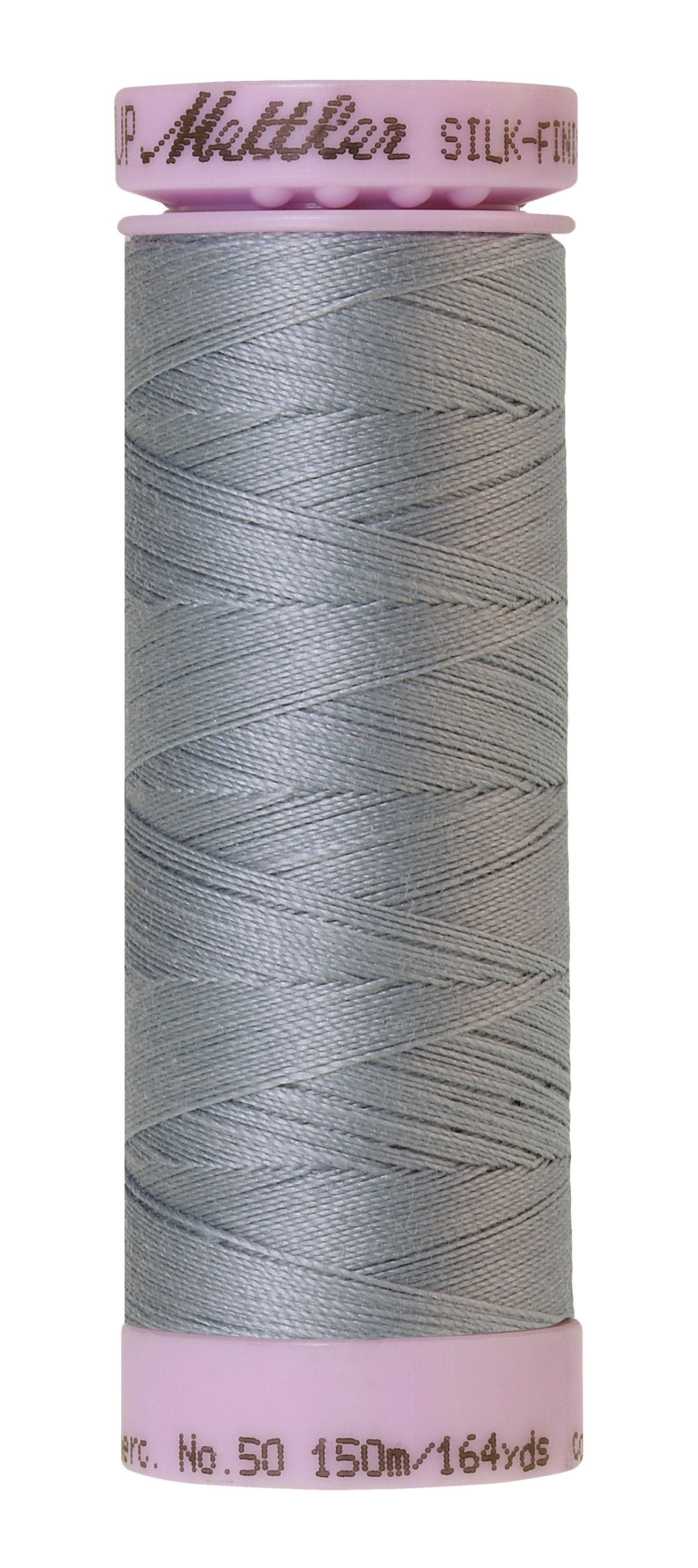 Fil de coton uni Mettler Silk-Finish 50wt 164yd/150M Bleu nuit