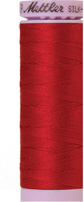 Fil de coton uni Mettler Silk-Finish 50wt 164yd/150M Country Red