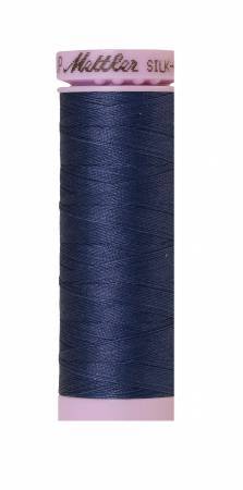 Fil de coton uni Mettler Silk-Finish 50wt 164yd/150M Bleu nuit