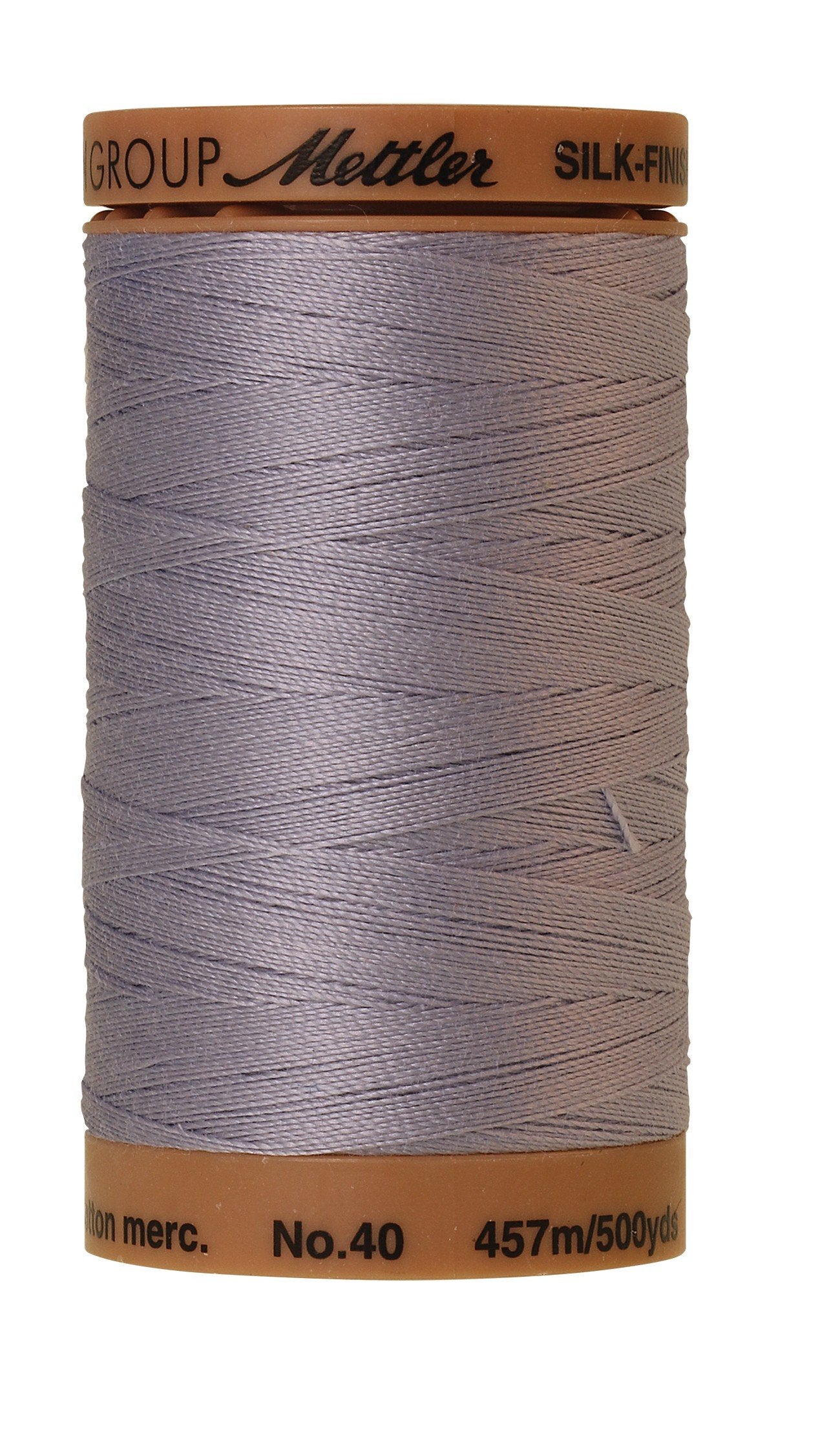 Fil de coton uni Mettler Silk-Finish 40wt 500yd/457m Cosmic Sky