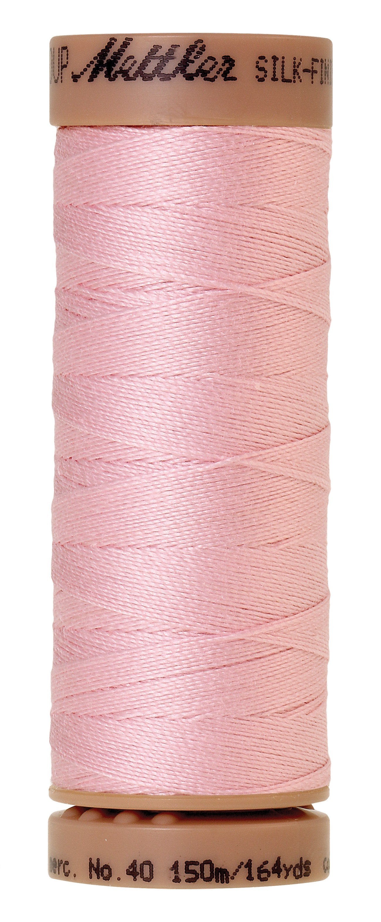 Fil de coton uni Mettler Silk-Finish 40wt 164yd/150M Rose Parfait
