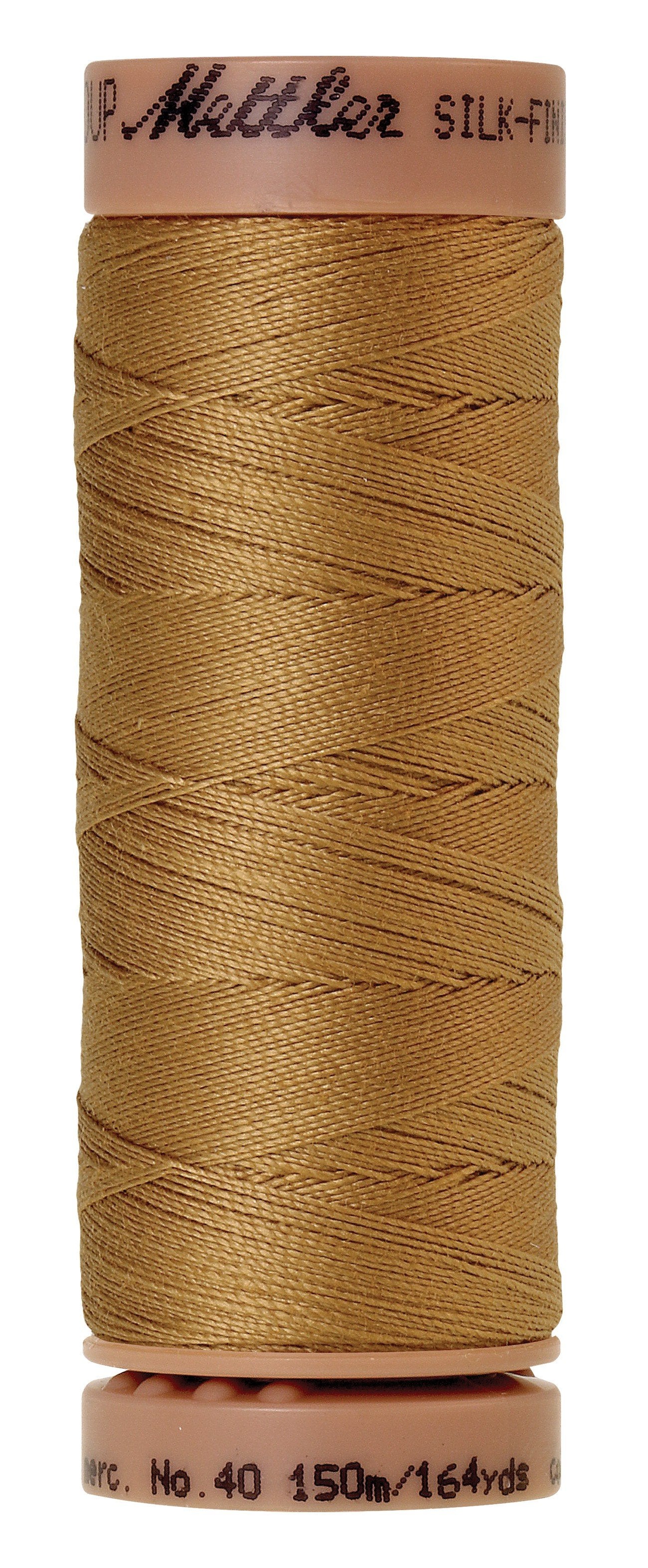 Fil de coton uni Mettler Silk-Finish 40wt 164yd/150M Sisal