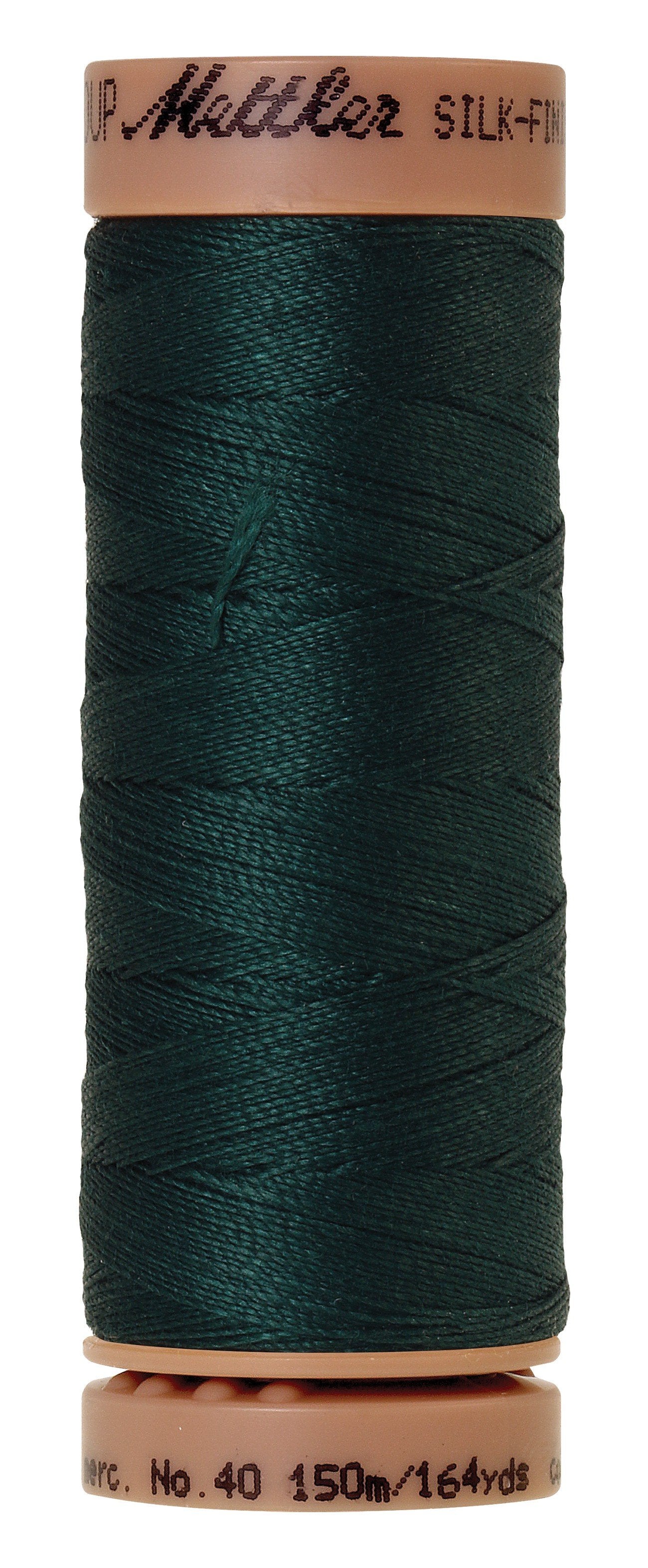 Fil de coton uni Mettler Silk-Finish 40wt 164yd/150M Marais