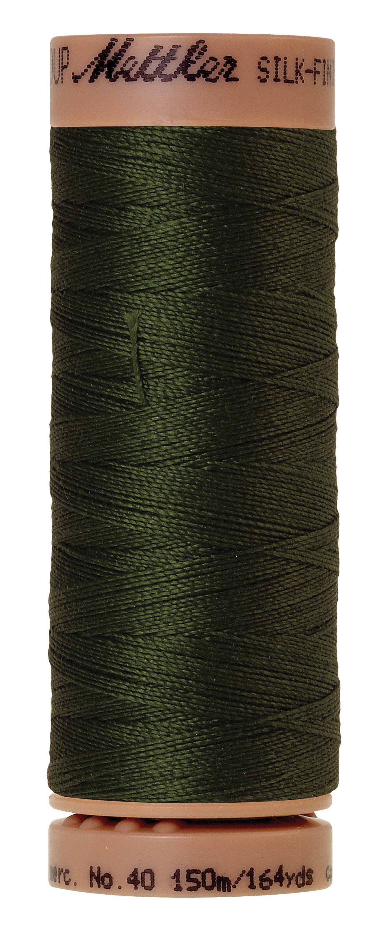 Fil de coton uni Mettler Silk-Finish 40wt 164yd/150M Cyprès