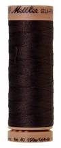 Fil de coton uni Mettler Silk-Finish 40wt, 150 m, brun très foncé