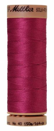 Fil de coton uni Mettler Silk-Finish 40wt 164yd/150M Pivoine