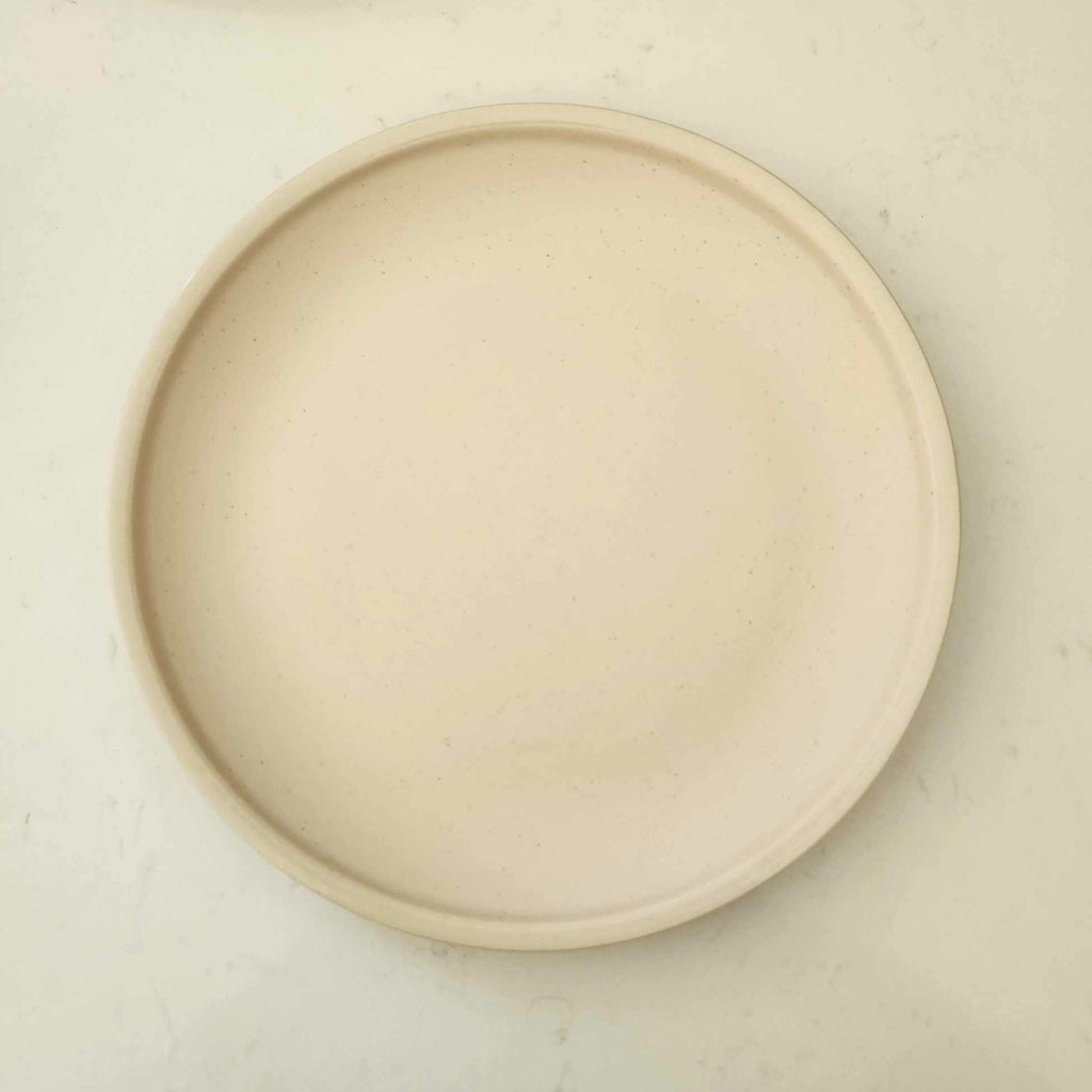 Ceramic Dinnerware (Cream White)