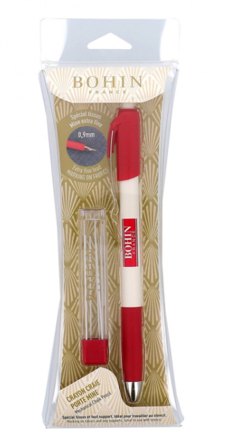 Crayon mécanique Bohin 0,9 mm blanc # 91473 