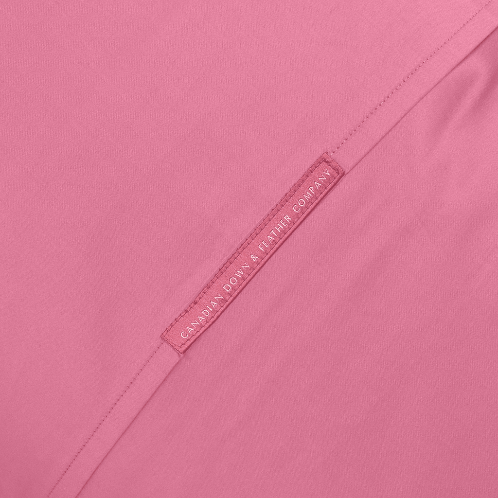 Taie d'oreiller à motif de rose trémière