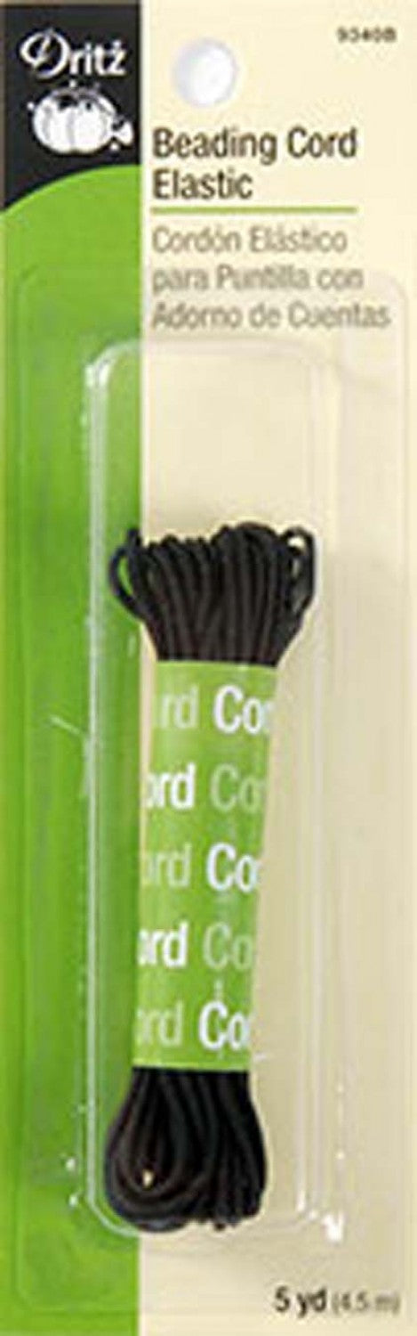 Élastique pour perles Dritz noir 5 yards