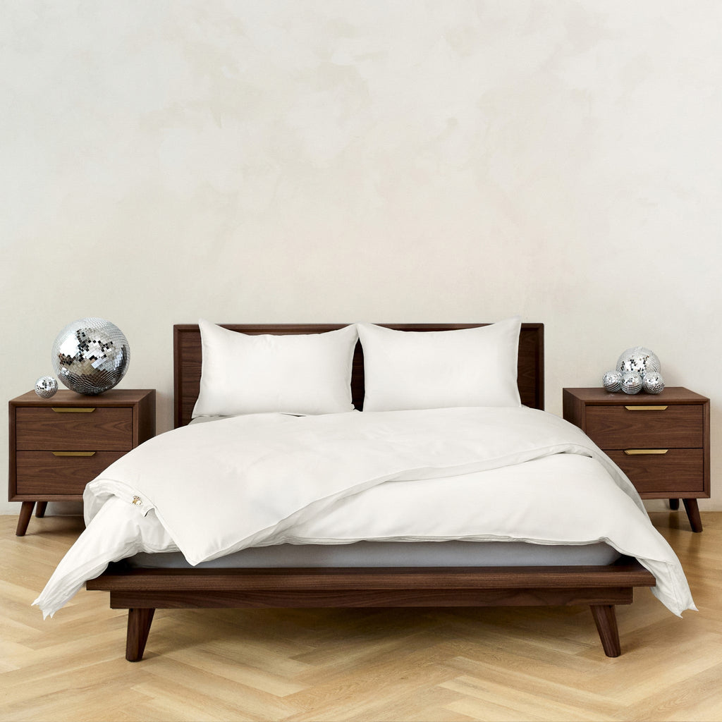 Taie d'oreiller blanche classique
