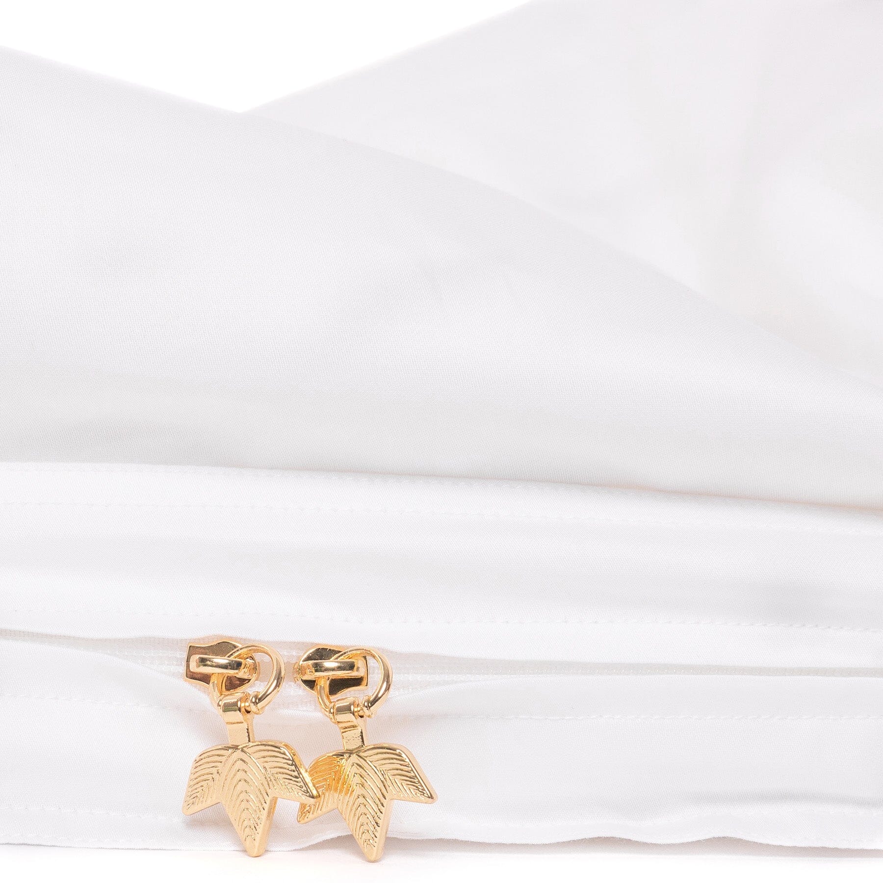Housse de couette blanche classique