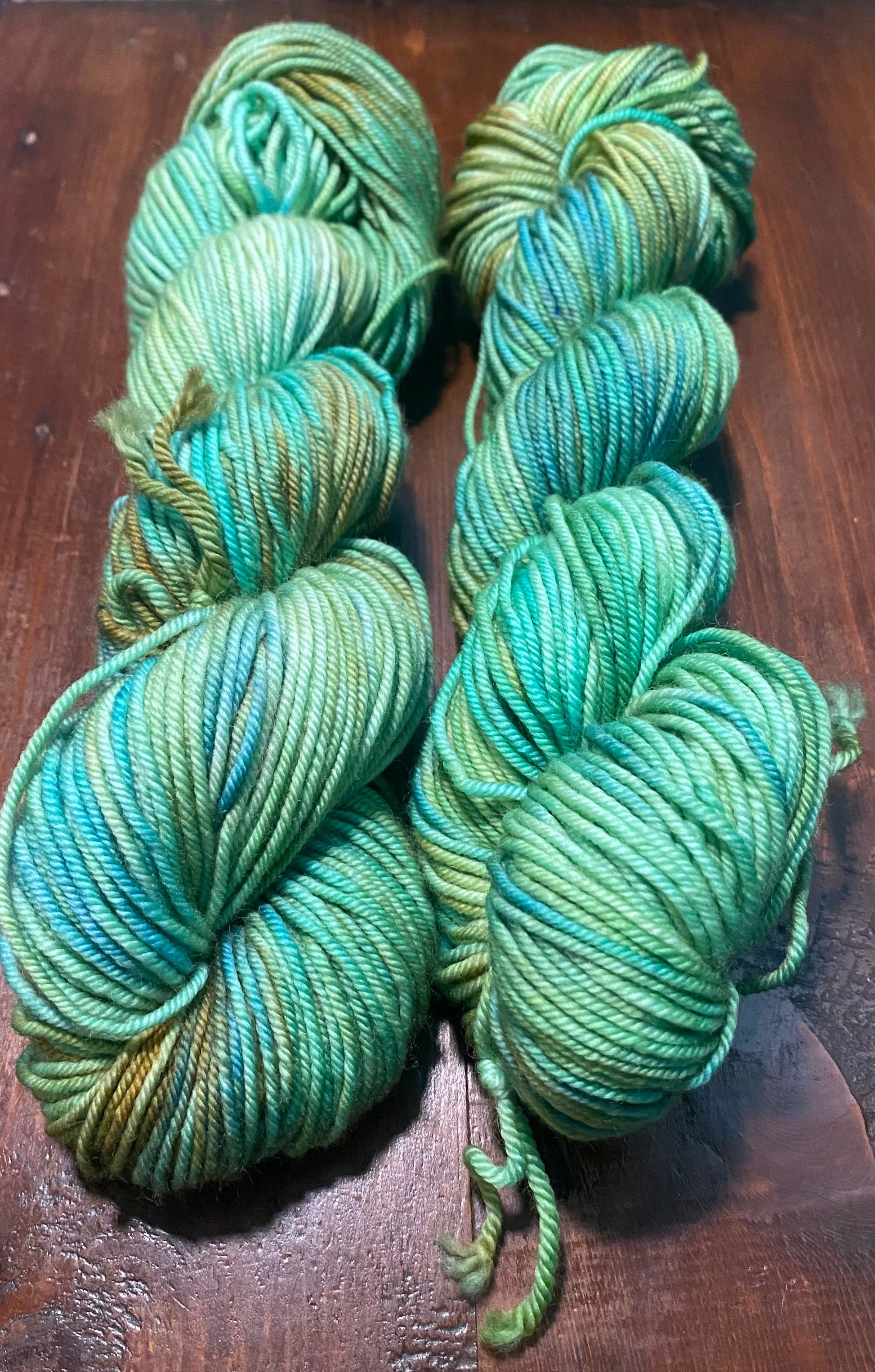 Worsted - Sea Glass - Made In Canada - OOAK
