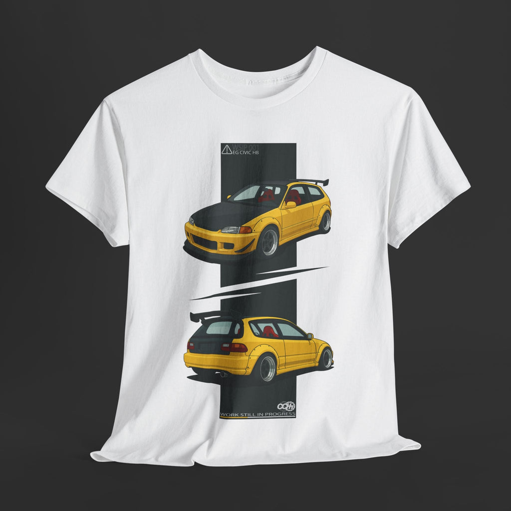 T-shirt graphique automobile ClutchCloth EG Hatch WSIP