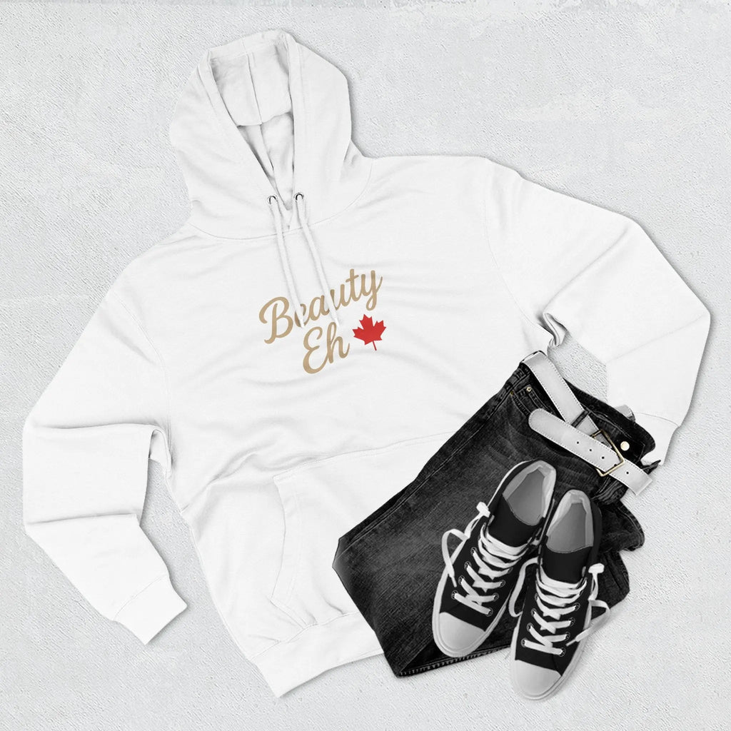 Sweat à capuche Beauty Eh Canadian - Pull-over Maple Leaf Pride - Vêtements pour femmes pour la fête du Canada - Sweat à capuche doublé en polaire confortable
