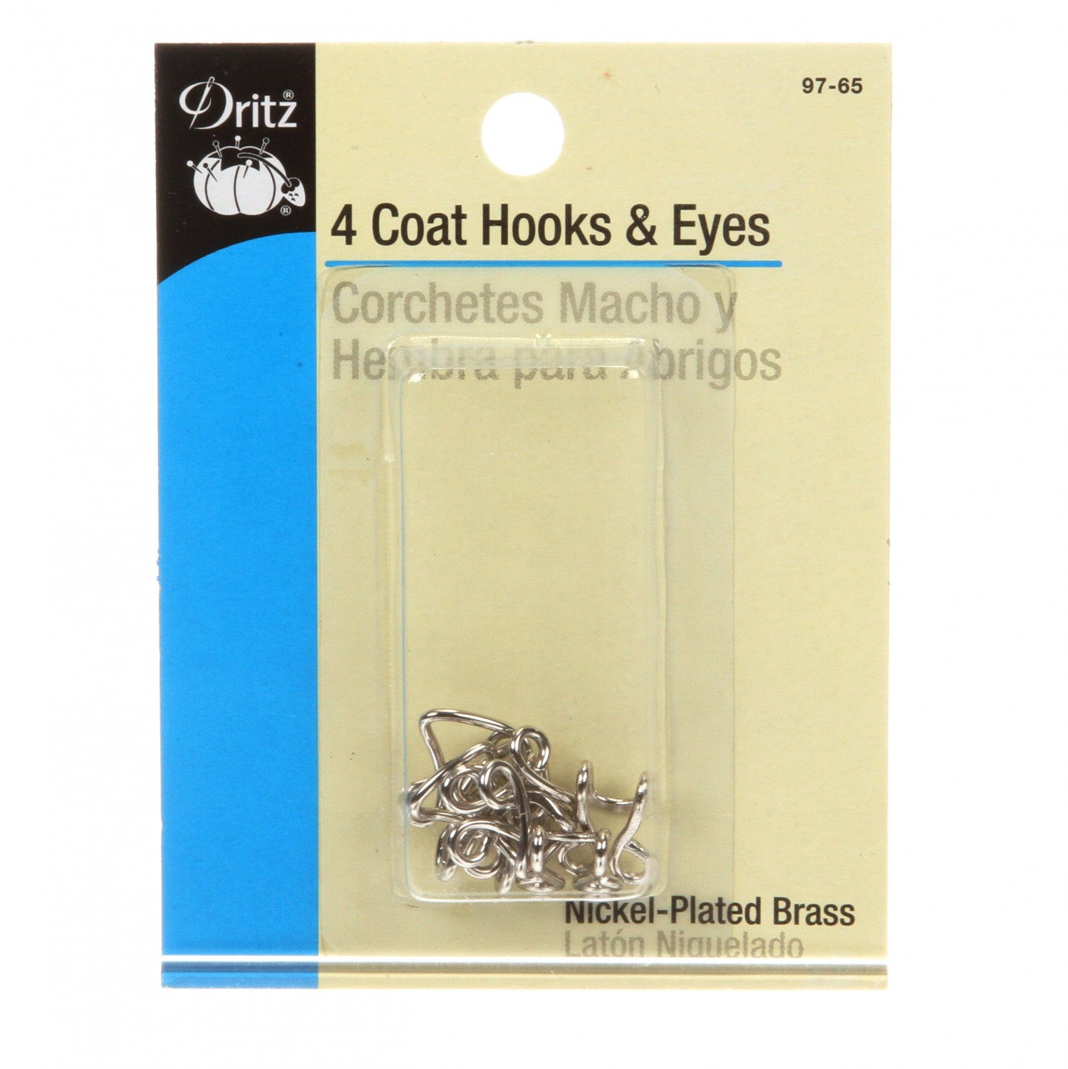 Patère et œillet Dritz - Nickel